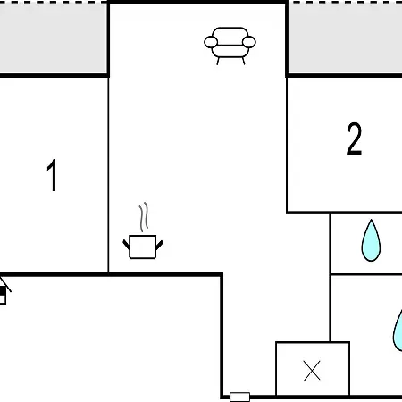 Lejlighed Two-bedroom In *